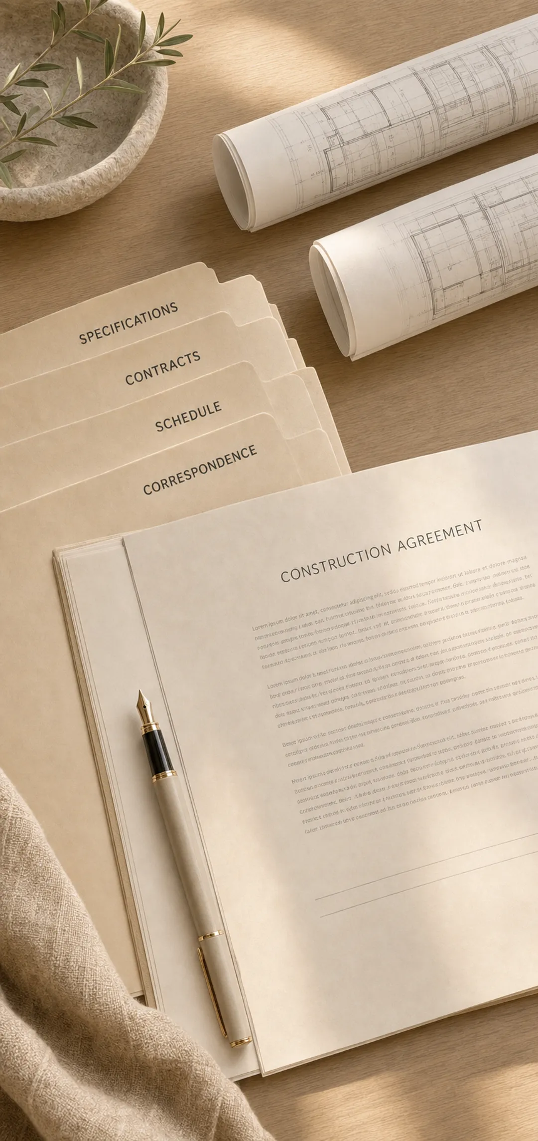 Construction document intelligence for contract administrators